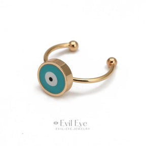 Adjustable Evil Eye Rings - Multiple Colors E