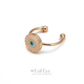 Adjustable Evil Eye Rings - Multiple Colors H