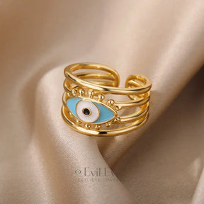 Big Evil Eye Ring
