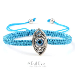 Classic Evil Eye Thread Style Bracelets Blue