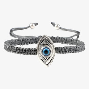 Classic Evil Eye Thread Style Bracelets Gray