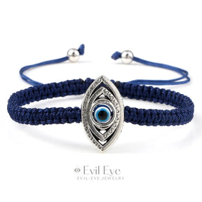 Classic Evil Eye Thread Style Bracelets Navy