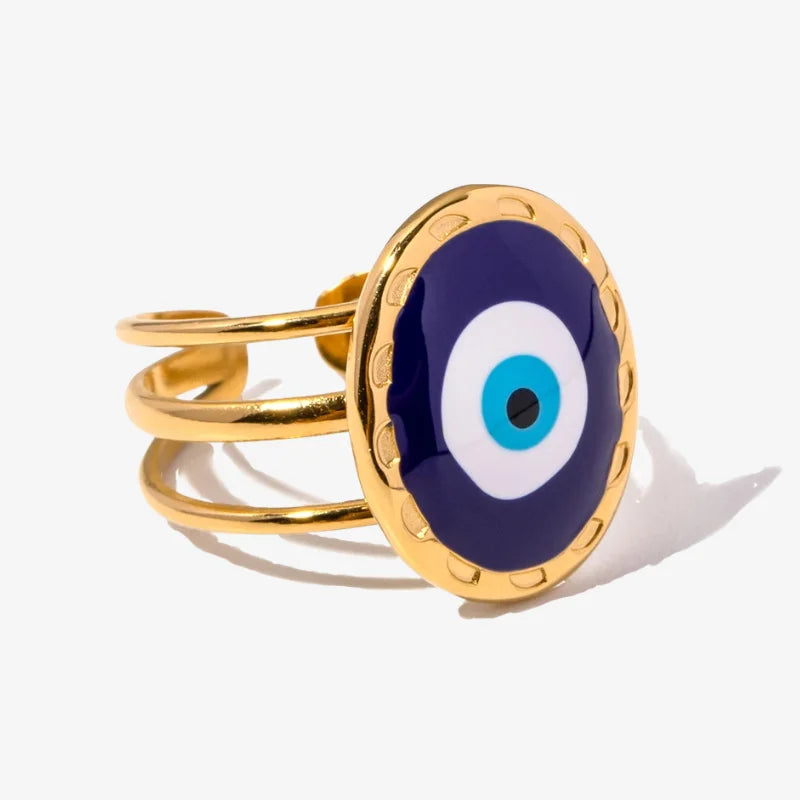 Evil Eye Anxiety Ring