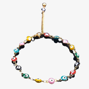 Evil Eye Beaded Anklet