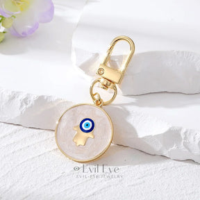 Evil Eye Classic Design Keychains Hamsa Hand / Golden