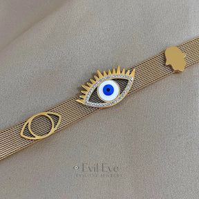 Evil Eye Gold Plated Bracelet