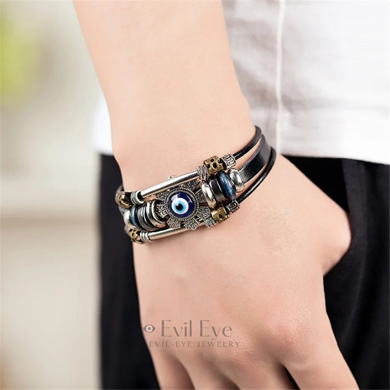 Evil Eye Multi-layer Handmade Bracelet