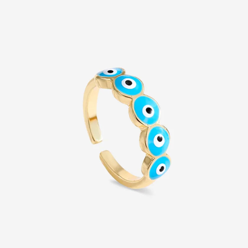 Evil Eye Ring Turquoise