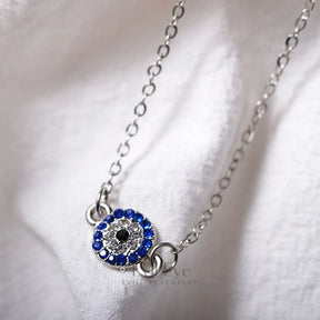 Evil Eye Thin Chain Anklet