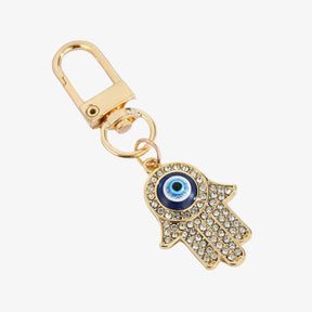 Hamsa Hand Evil Eye Pendant Keychain