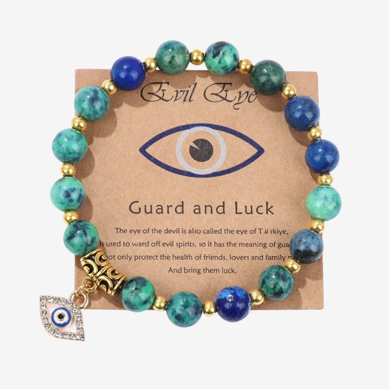 Lapis Lazuli Evil Eye Bracelet