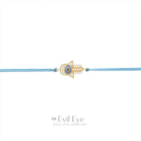 Light Blue Evil Eye Bracelet