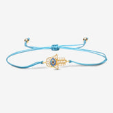 Light Blue Evil Eye Bracelet