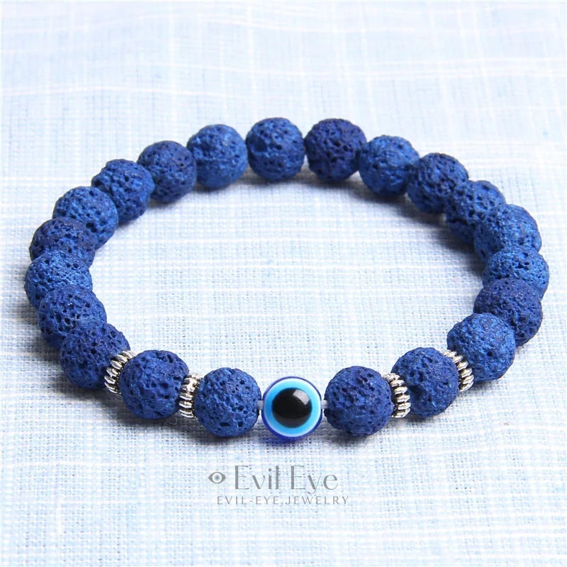 Lucky stone Evil Eye Bracelet