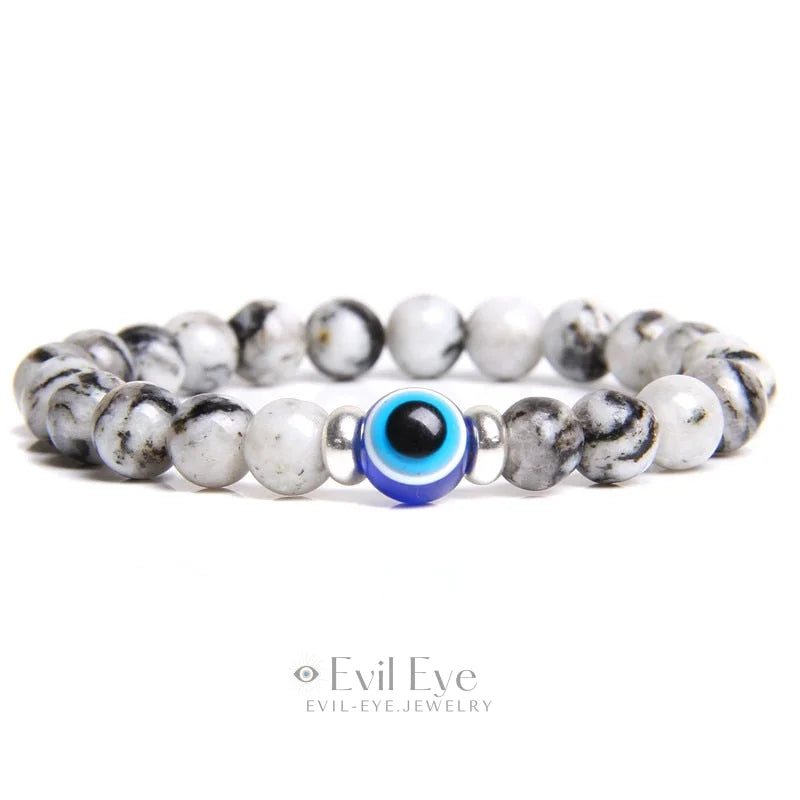 Lucky stone Evil Eye Bracelet