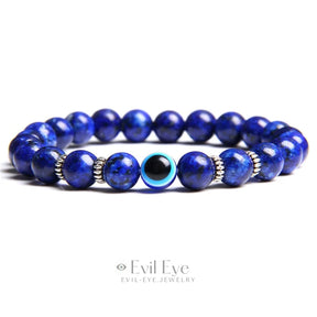 Lucky stone Evil Eye Bracelet Lapis Lazuli / 17cm