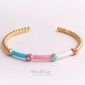 Multicolor Evil Eye Bracelet