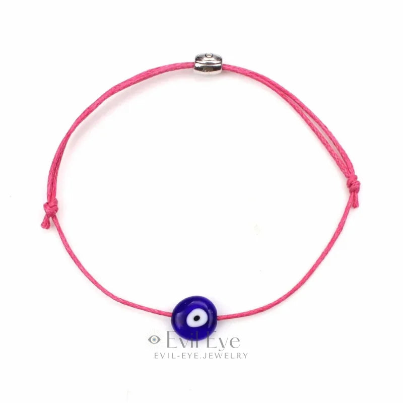 Pink Evil Eye Bracelet