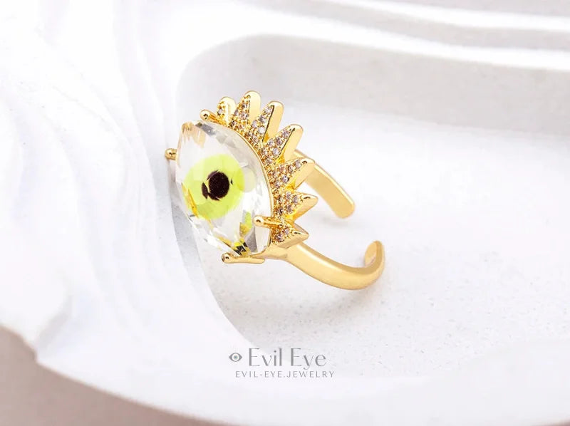 Simple Evil Eye Ring