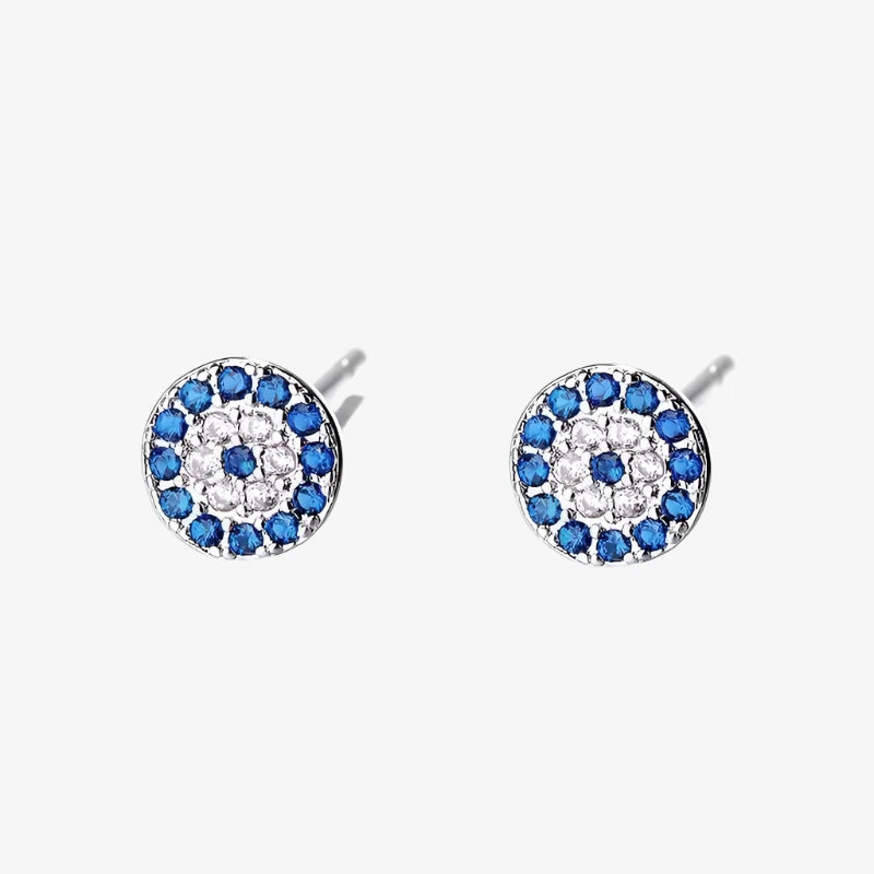 Small Evil Eye Earrings - Hoop & Studs Studs