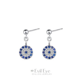 Small Evil Eye Earrings - Hoop & Studs Drop