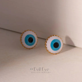 Tiny Evil Eye Earrings