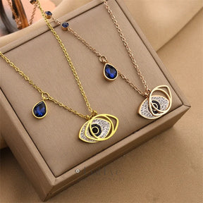 Trendy Evil Eye Pendant Necklace Best Gift