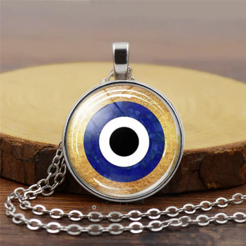 Evil eye talisman necklace