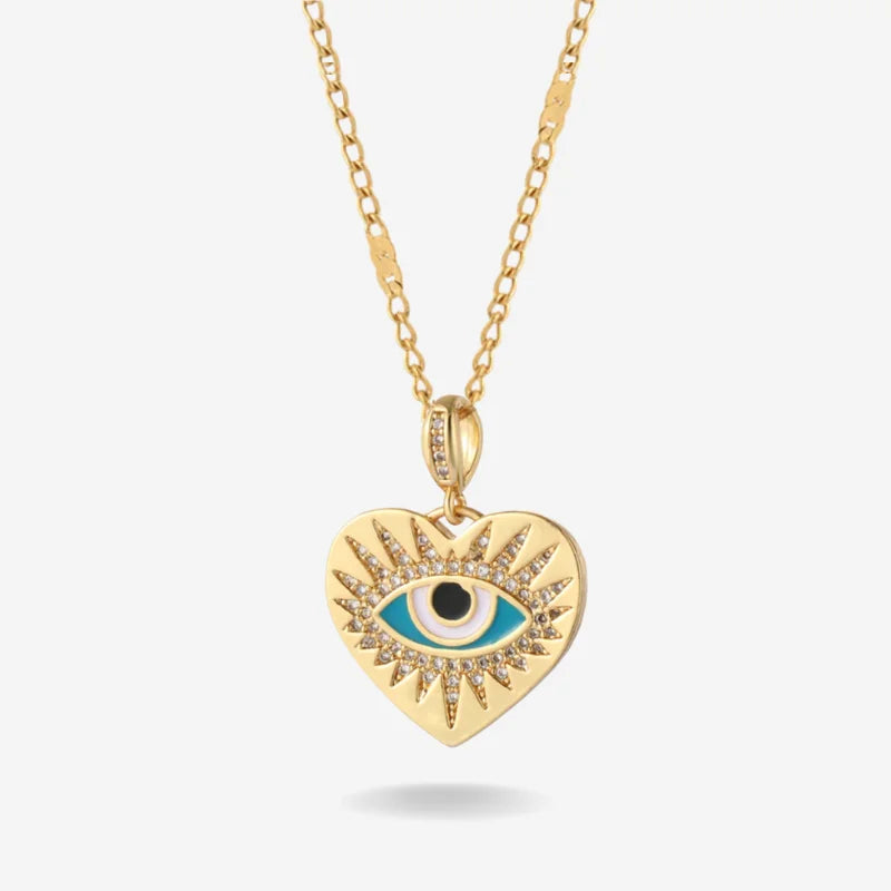 Gold Evil Eye charm