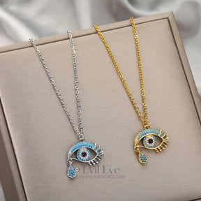 Greek Evil Eye necklace