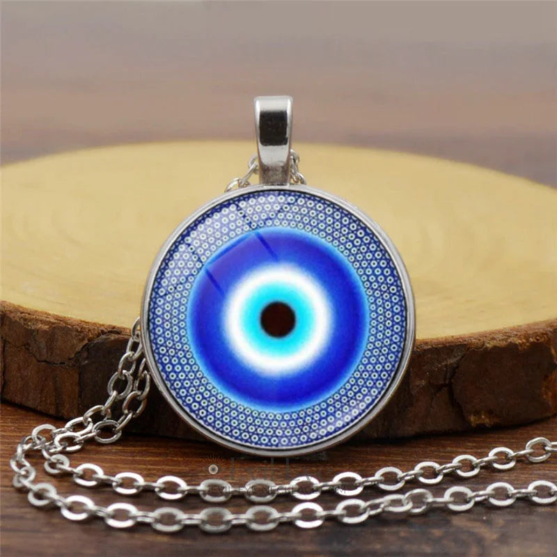 Tiny Evil Eye Necklace – MM