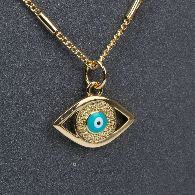 Tiny Evil Eye necklace